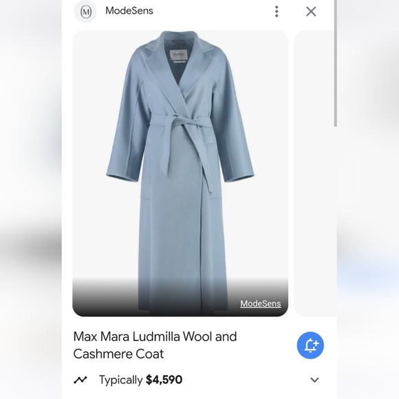 Maxmara Ludmilla Cashmere Coat US4 - Picture 9 of 9